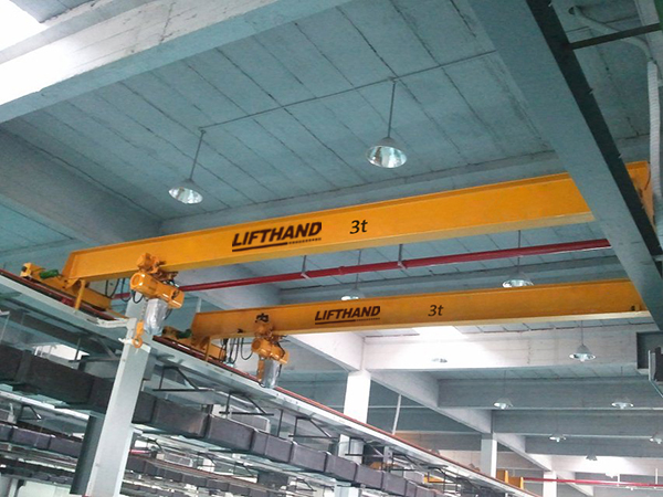EOT Cranes with electric chain hoist